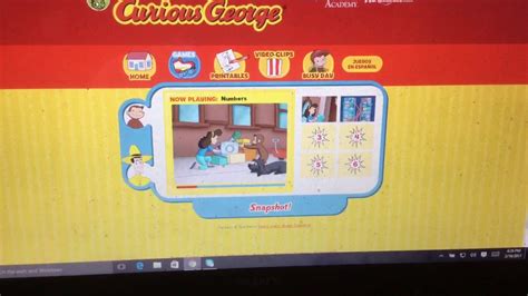 curious george snapshot youtube