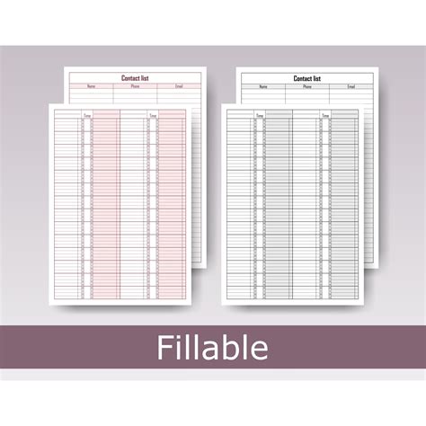 salon appointment book template printable printable templates