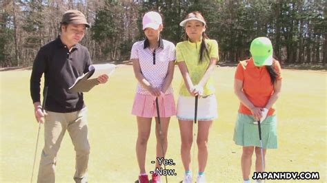 sexiest golf player nana kunimi looks cute in miniskirt