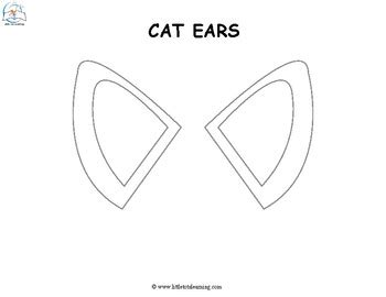 animal ear templates   tots learning teachers pay teachers
