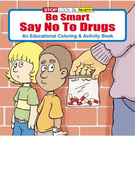 Be Smart Say No To Drugs Coloring And Activity Book China Wholesale Be