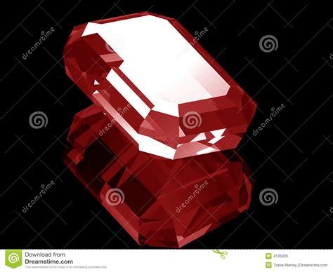 3d ruby royalty free stock image image 4135026