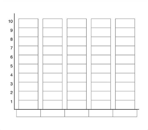 blank picture graph template  professional templates bar graph