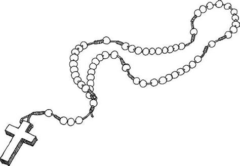rosary coloring pages  coloring pages  kids rosary bead
