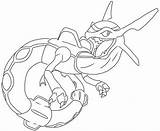 Coloring Dragon Pokemon Rayquaza Pages Boys Girls Top sketch template