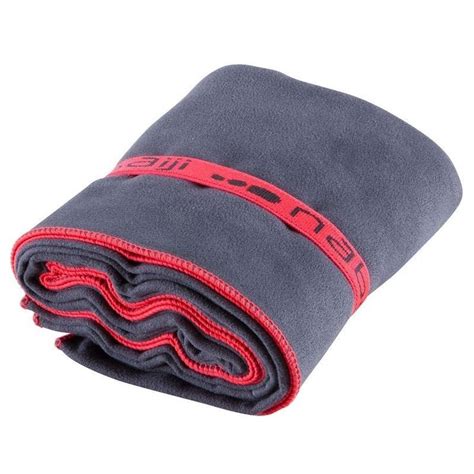 nabaiji microfibre towel high absorbent swimming travel sport gray xcm nabaiji