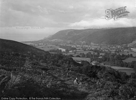 photo of porlock vale and granny s ride from horner 1923