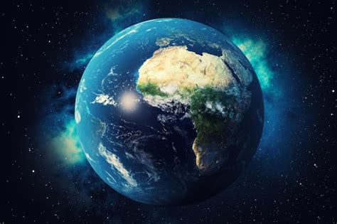 premium photo  rendering world globe earth globe  backdrop