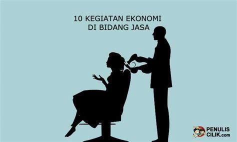 kegiatan ekonomi  bidang jasa penulis cilik