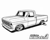 Ford Truck 1969 Drawing Pickup F100 Clip Old Clipart Coloring Cars Car Drawings Vector Rod Trucks Hot Pick Carros Cartoon sketch template
