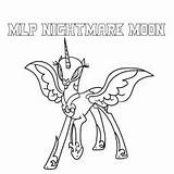 Moon Nightmare Coloring Mlp Pony Little Pages Luna Top Drawing Color Getdrawings Getcolorings Princess Heart Printable Lotus Blossom Toddler Will sketch template