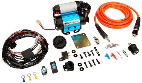 buy arb inflation kit air compressor  orange air hose pump  kit  quick fitting bundle