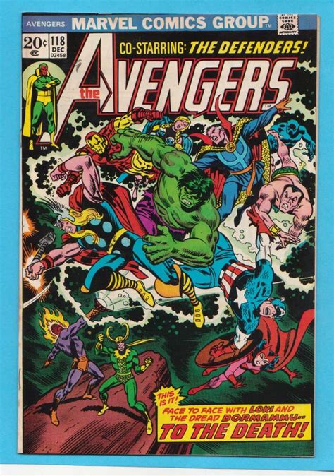 Avengers 118 Marvel Comics 1973 Avengers Defenders War