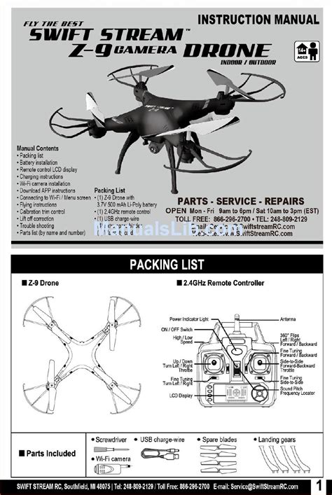 swift stream   drone instruction manual   manualslib