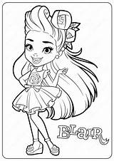 Pages Sunny Coloring Blair Colouring Printable Coloringoo sketch template