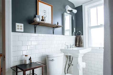 paint colors  small bathrooms apartment therapy