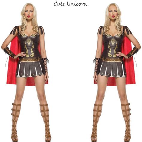 ladies roman greek xena gladiator halloween costumes warrior princess