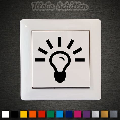 lichtschalter aufkleber xmm licht schalter taster symbole sticker ebay
