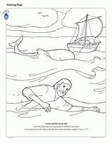 Jonah Coloring Fish Lds Big Pages Color Whale Friend Great Bible Popular Coloringhome Whittaker Beth Illustration sketch template