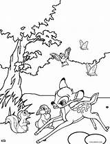 Bambi Friends Coloring Pages Printable Faline Cool2bkids Color Kids Getcolorings sketch template