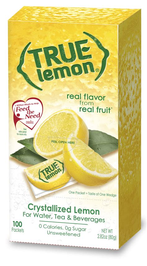 true lemon drink mix  oz lemon  packets pack   walmartcom