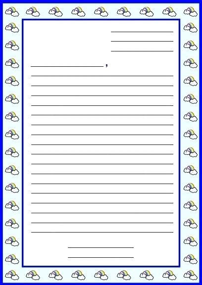 printable friendly letter template classles democracy