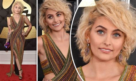 grammys 2017 paris jackson all grown up as she flashes the flesh in