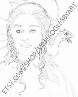 Jon Daenerys sketch template