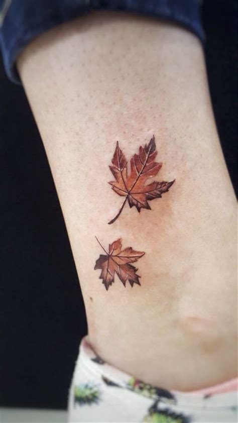20 Maple Leaf Tattoos Express What Truly Lies In Your Heart