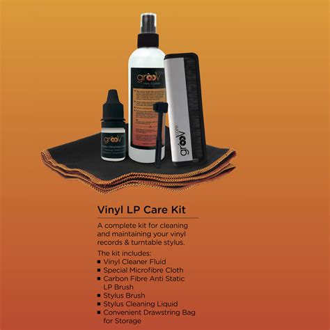 groovcare vinyl lp care kit  vinyl