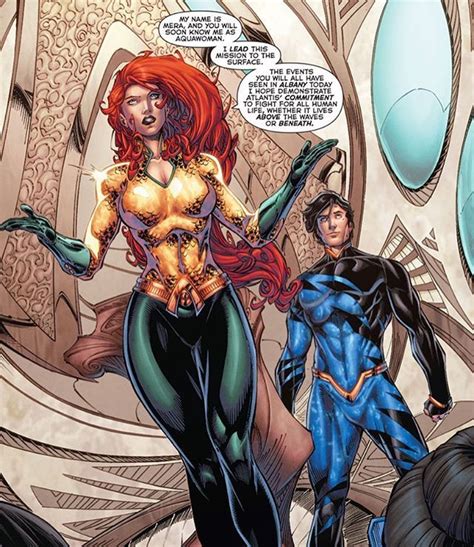 mera and garth by brett booth norm rapmund and andrew dalhouse comic