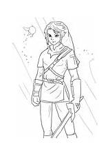 Zelda Coloring Legend Link Skyward Sword Pages Printable Princess Color Twilight Supercoloring Version Click Online sketch template