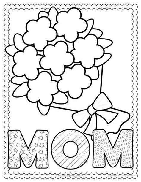 printable mom coloring page mothers day sheet balaarby ntaalm