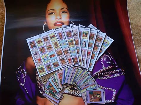 loteria de selena quintanilla 52 cards and 8 boards etsy