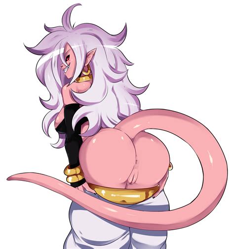 rule 34 1girls 2010s android 21 anus ass big ass black sclera breasts