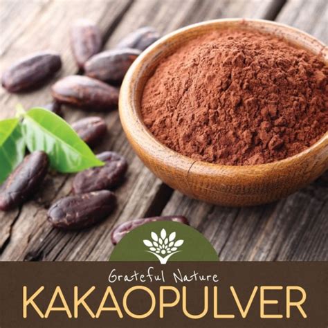 kakaopulver peruviansk cacao powder okologisk naturno grateful