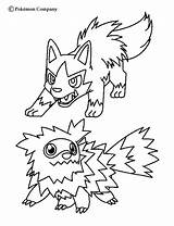 Coloring Pages Mightyena Getdrawings sketch template