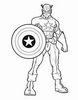 Avengers Pages America sketch template