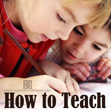 teach biblical homeschooling