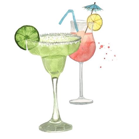 Margarita Glass Drawing At Getdrawings Free Download