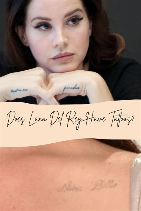 How Many Lana Del Rey Tattoos Do You Know Of Tattooglee Lana Del Rey