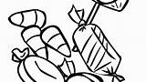 Candy Peppermint Coloring Pages Corn Drawing Getdrawings sketch template
