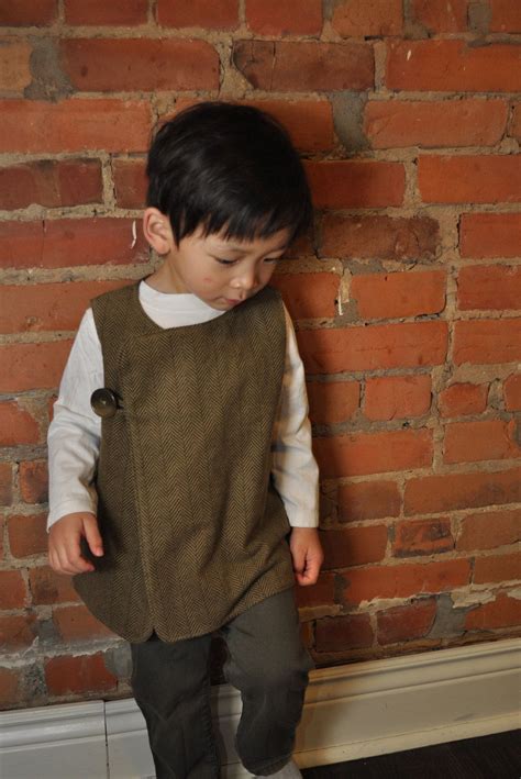 toddler boy lined vest tunic boy sewing toddler vest dress   boys