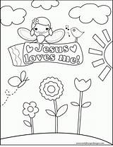 Coloring Jesus Pages Loves Popular sketch template