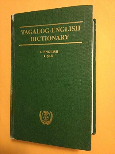tagalog english dictionary leo english cssr  abebooks