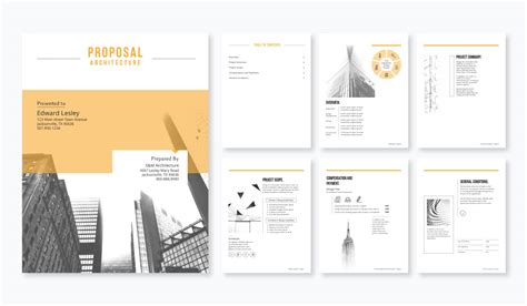 sample proposal templates  design tips