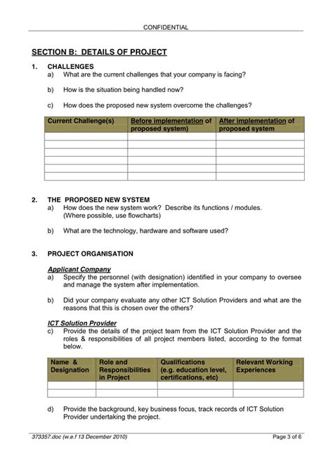 business proposal sample  word   formats page