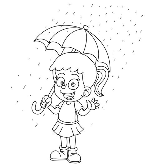 top   printable rain coloring pages