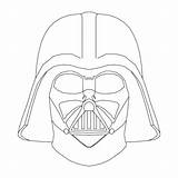 Vader Darth Vador Casque Tekenen Tete Resultado Kinderen sketch template