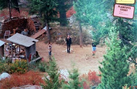 this is a government surveillance photo taken near the randy weaver cabin before the ruby ridge